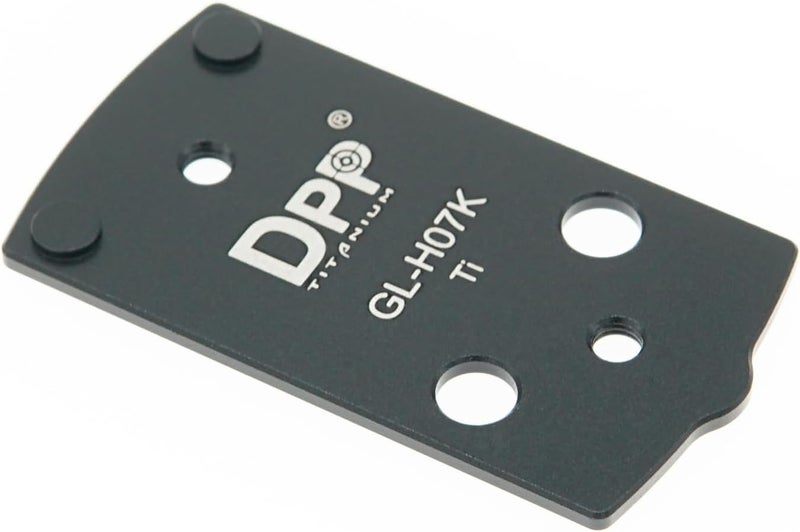 DPP Titanium Adapter Plate for Glock 43X/48 MOS Hellcat OSP with M4 Thread Holes and Holosun 407k/507k - GL-H07KA - Image 5